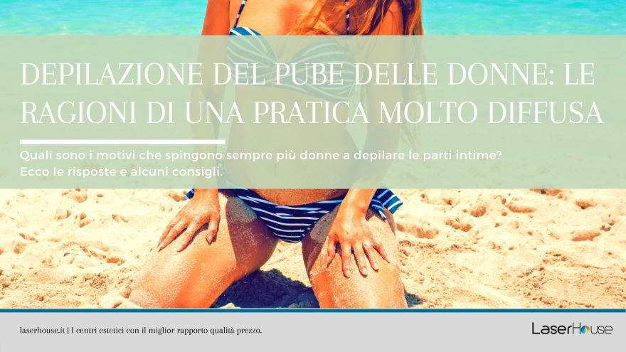 depilazione del pube delle donne