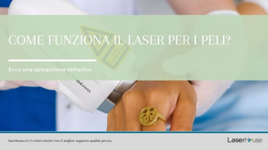 spiegazione semplice su come funziona il laser per i peli