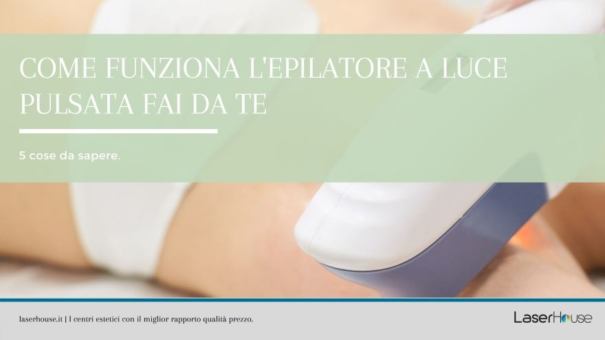 come funziona l'epilatore a luce pulsata