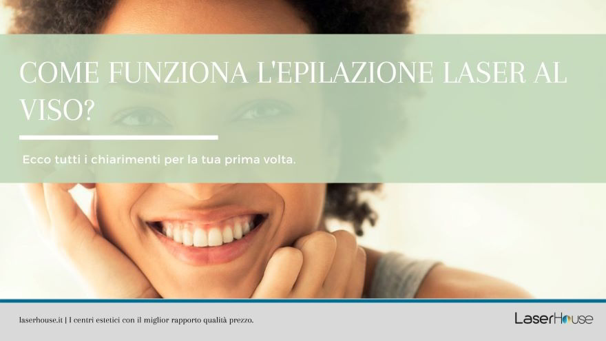 come funziona l'epilazione laser al viso