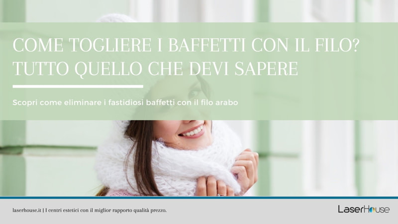 Il filo orientale è utilizzato per epilare piccole zone del viso