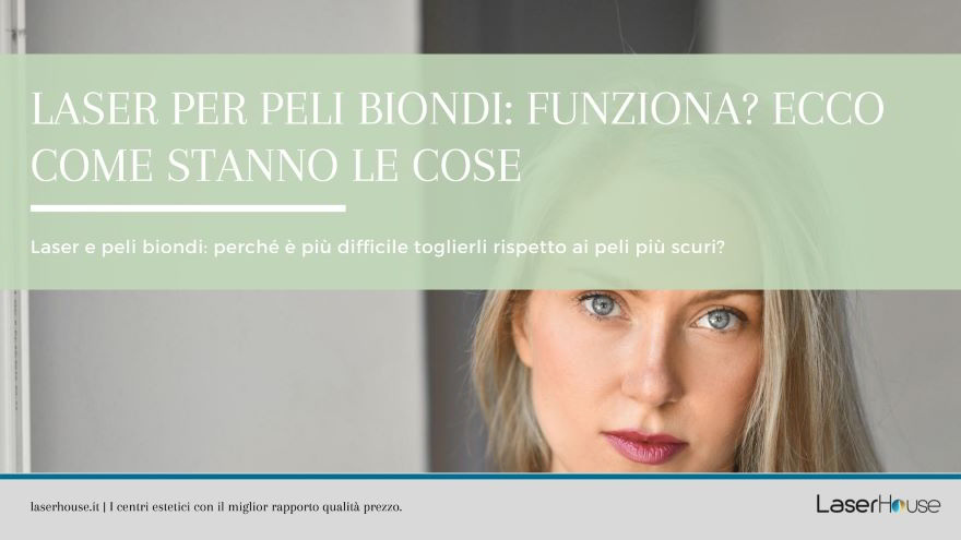 laser per peli biondi