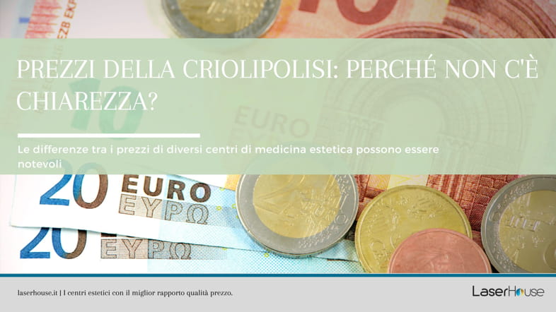 I costi delle sedute di criolipolisi