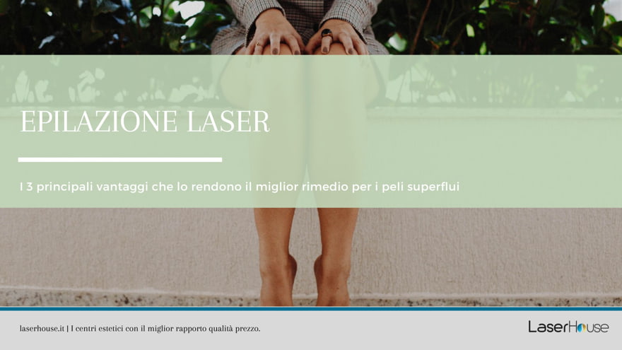 I vantaggi dell'epilazione laser contro i peli superflui